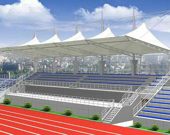 足球場膜結構看臺 足球場膜結構看臺