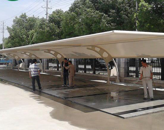 定制膜結(jié)構(gòu)車棚需要了解的安裝知識