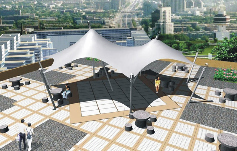 廣場膜結(jié)構(gòu)施工建設 廣場膜結(jié)構(gòu)施工建設